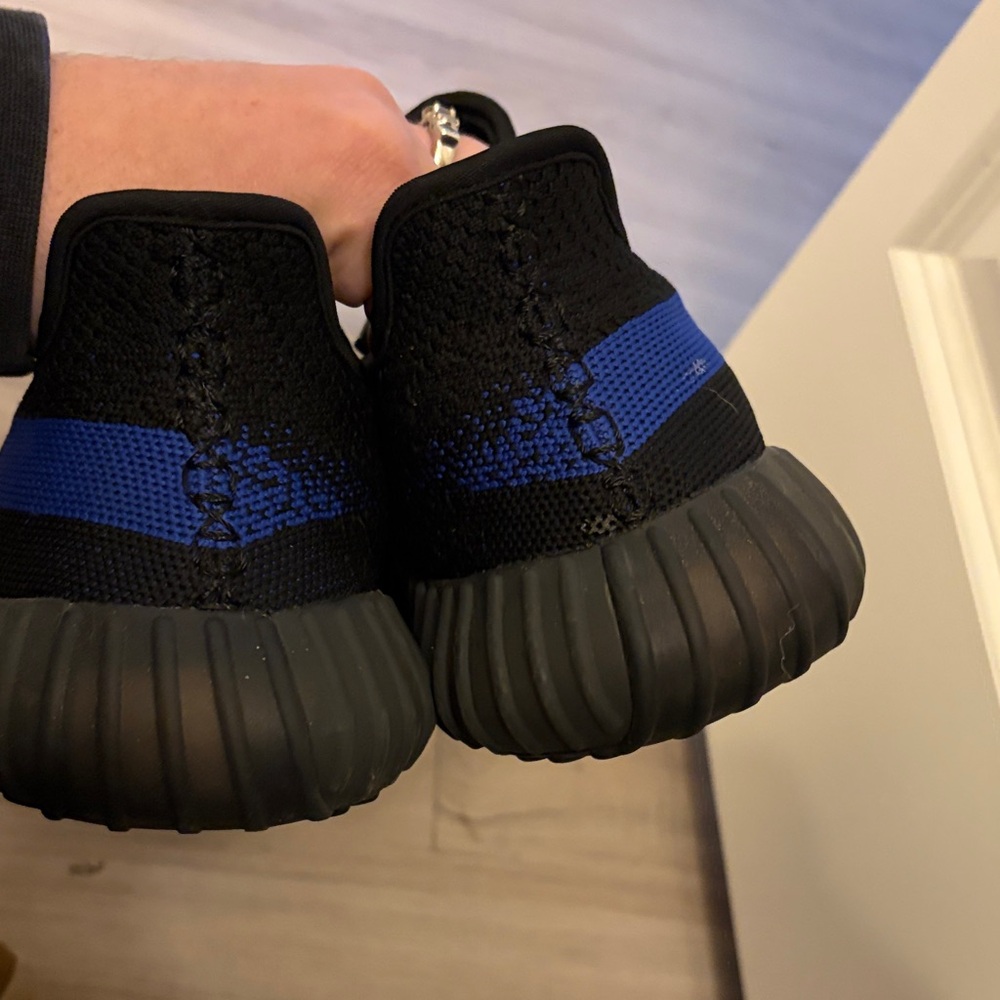 Yeezy Black and Blue Athletic Shoes - Picture 3 of 6